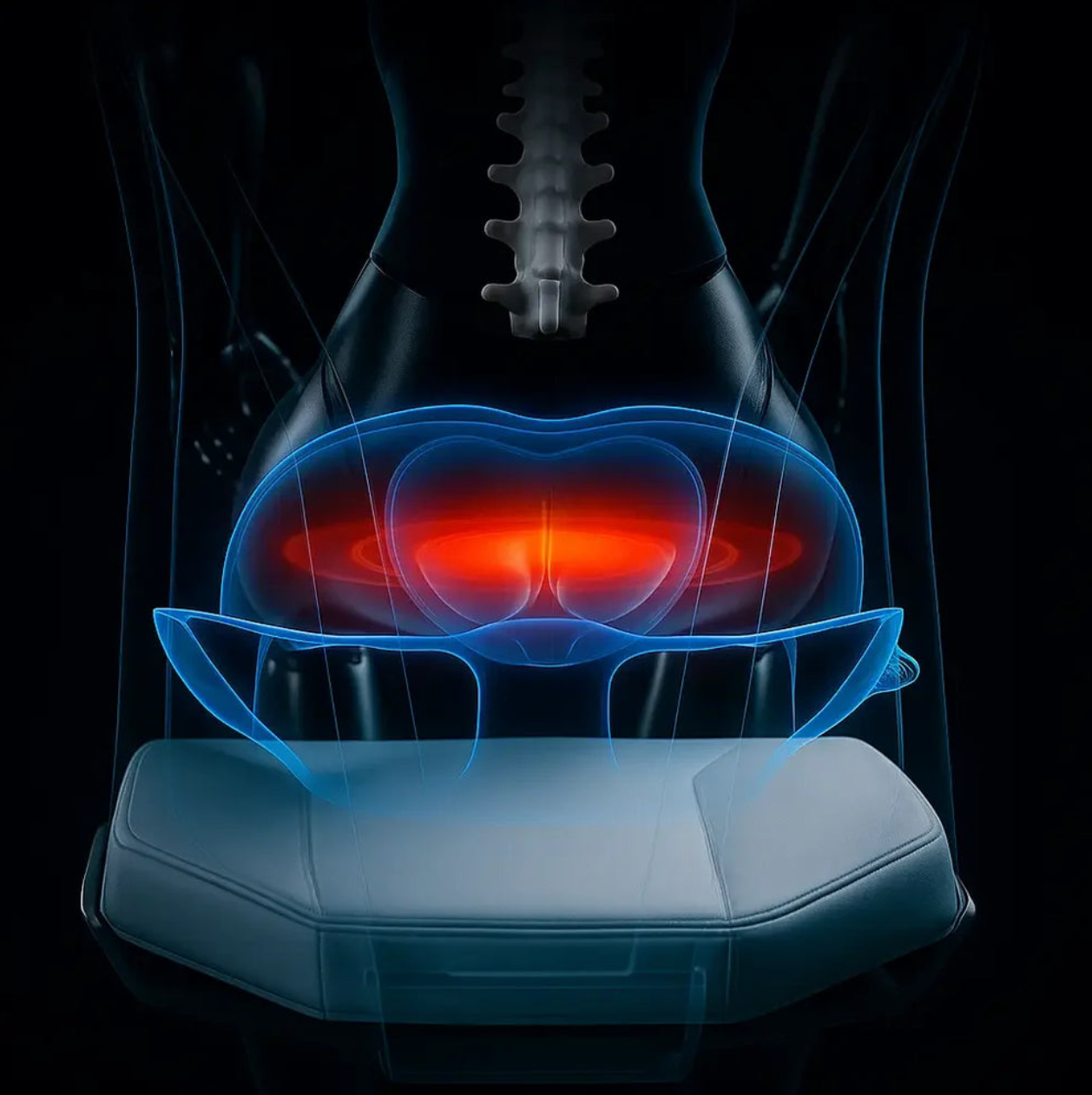 Comfora™ Memory Foam Coccyx Seat Cushion for Office & Car